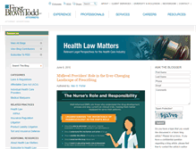 Tablet Screenshot of healthlawmattersblog.com